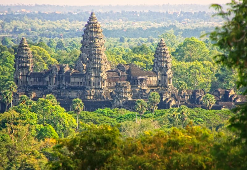 Angkor Wat aerial view