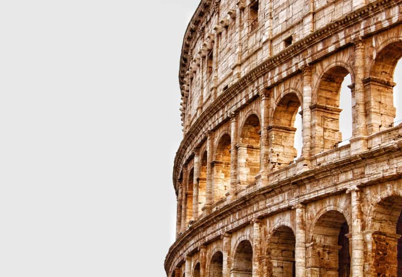 close up colosseum