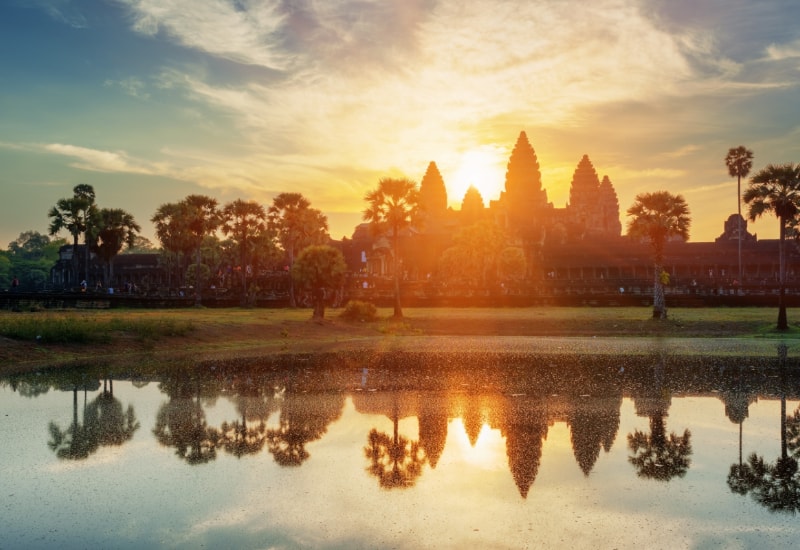 sunrise at Angkor Wat