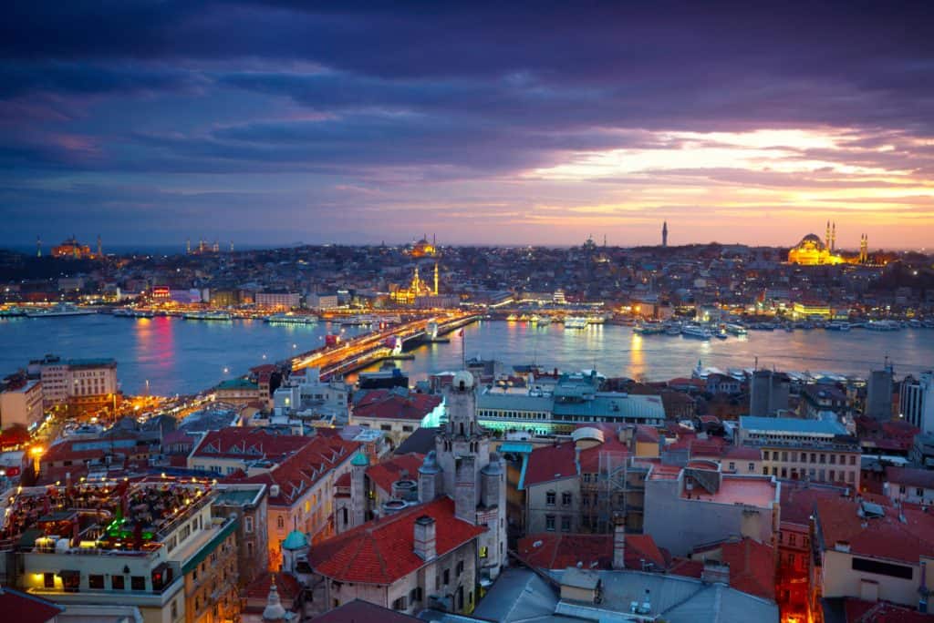 Istanbul 4 to 7 day itinerary Sunset View