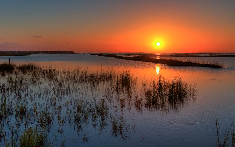 Galvestone Island State Park Sunset