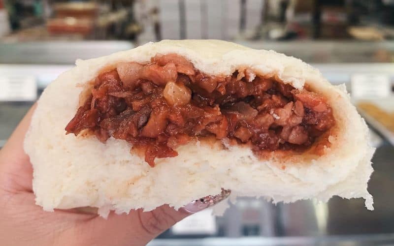 Steamed Char Siu Manapua from Sing Cheong Yuan Bakery