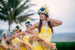 Luau dancing Performance in Hawaii