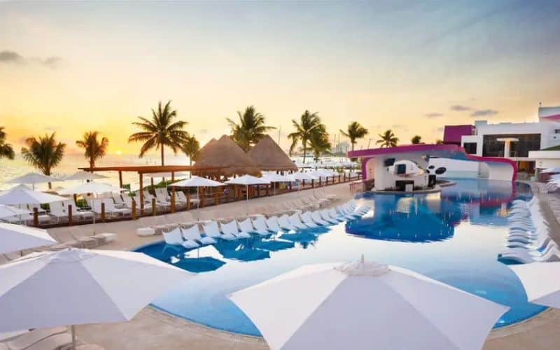 Temptation Cancun Resort Pool Area