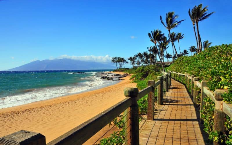 Wailea Beach Pathway Maui Hawaii
