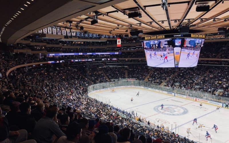New York Rangers game Madison Square Garden