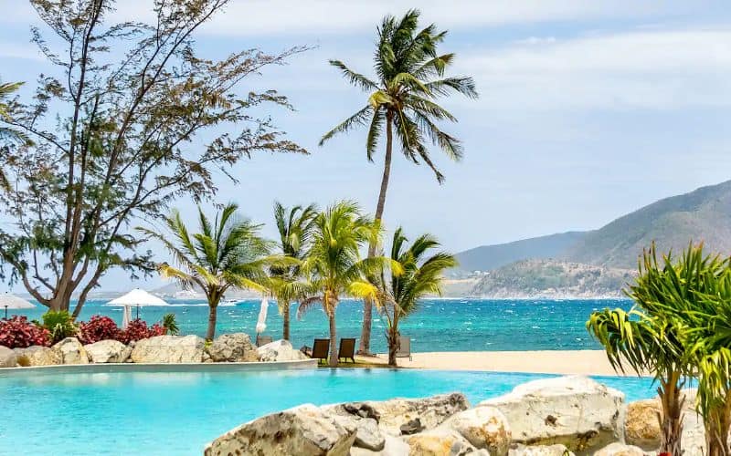 Park Hyatt St Kitts pool and beach