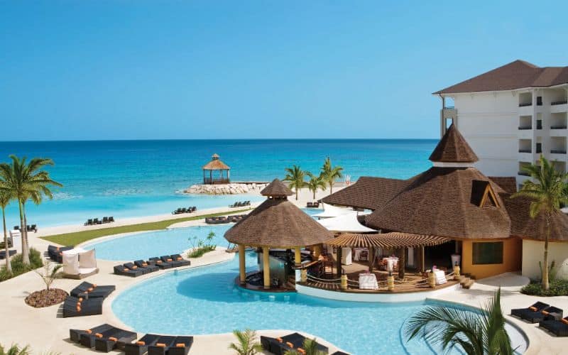 Secrets Wild Orchid Montego Bay Pool and Beach view