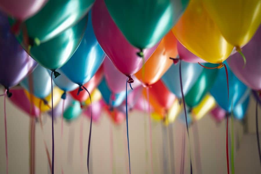 floating balloons for a birthday party sp