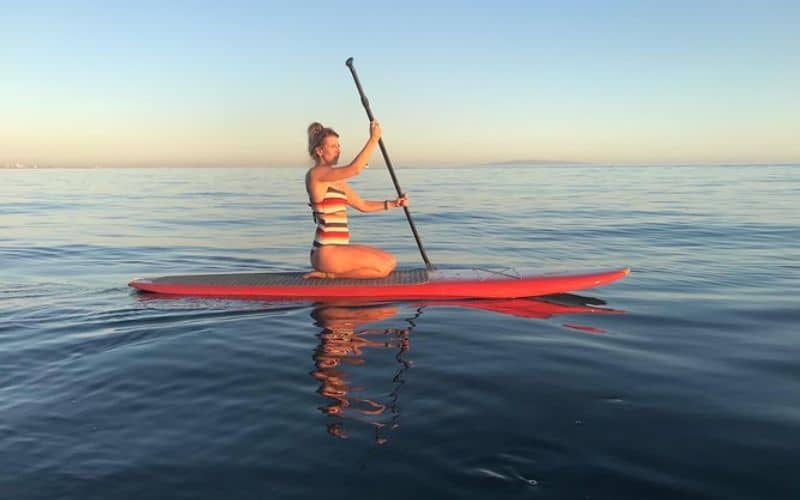 Stand up paddle board in Malibu California