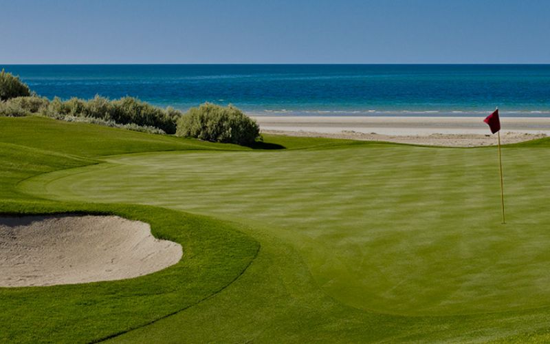 Vidanta golf course with beautiful ocean view