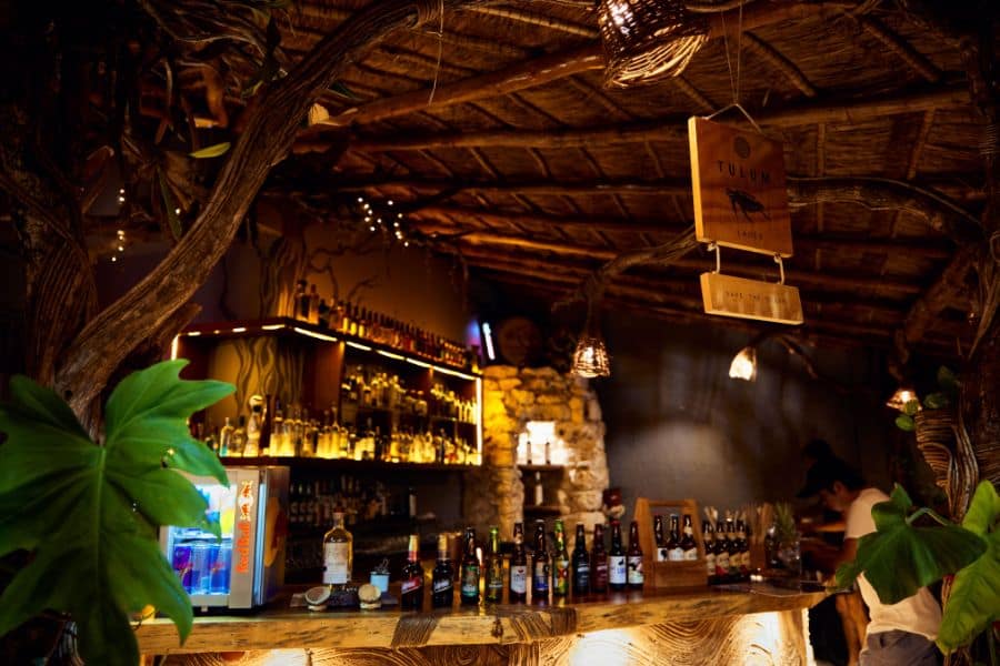 bar in Tulum Quintana Roo Mexico