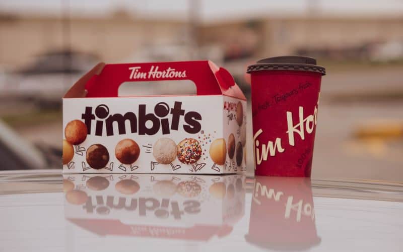 tim hortons coffee and timbits