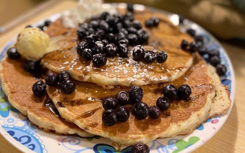 Delicious pancakes by Jennys Cafe Spokane