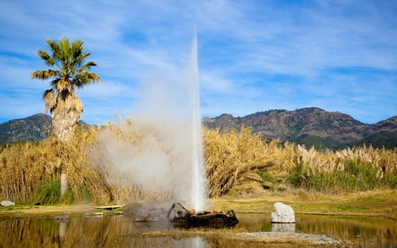 Old Faithful Geyser of California