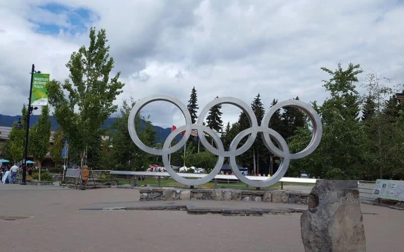 Whistler Olympic Plaza in the summer