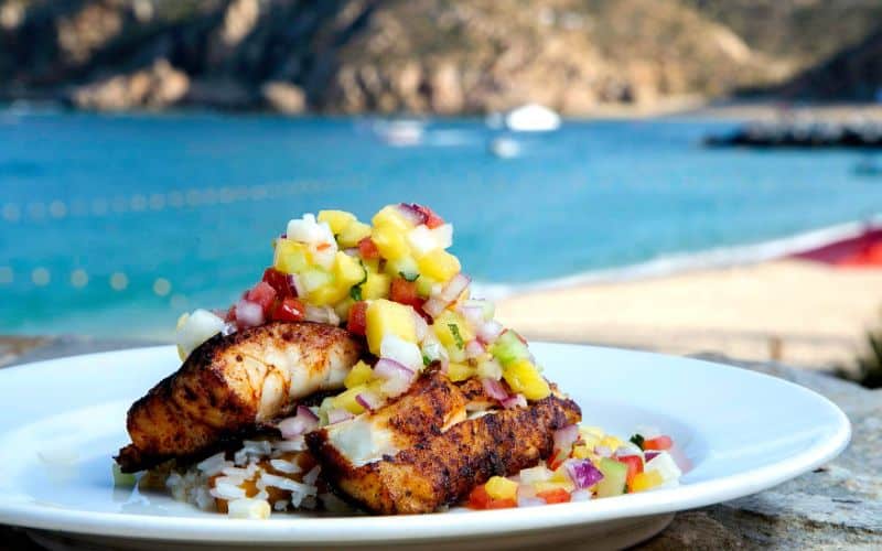 Catch of the day at Hacienda Cocina and Cantina Los Cabos