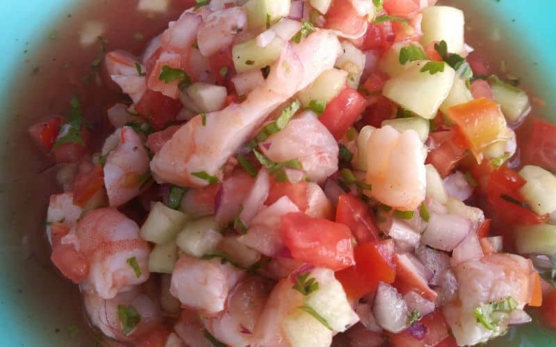 Ceviche at Mariscos Paseo Del Centenario Los Cabos