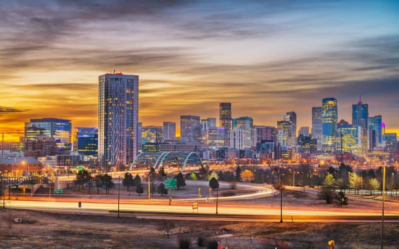 Denver Colorado Downtown Skyline