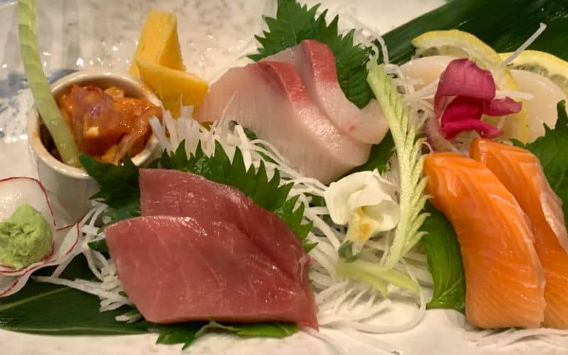 Fresh Sashimi at Hello Nori
