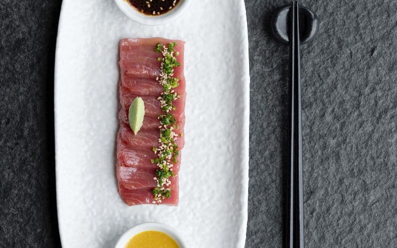 Sashimi at MANTA at The Cape Cabo San Lucas