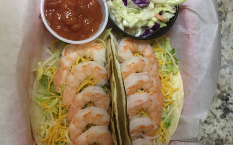 Shrimp Taco at High and Dry Grill