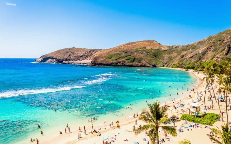 Snorkeling Hanauma bay Oahu Hawaii