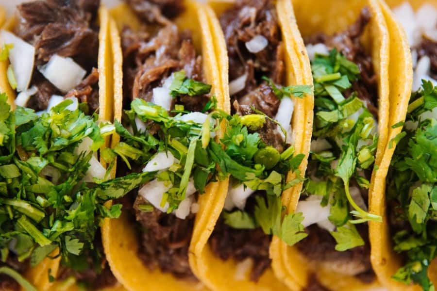 13 Best San Antonio Food Trucks For Street Eats 2024   Delicious Tacos Lined Up Sp 