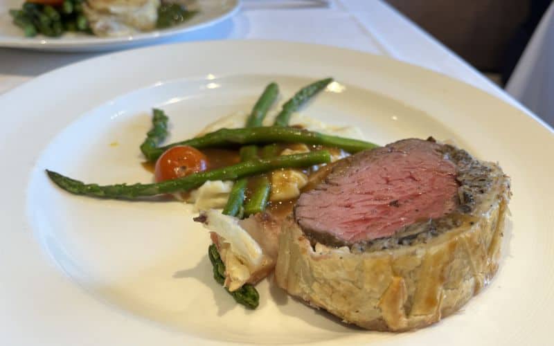 Beef Wellington Dining On A Cruise Ship
