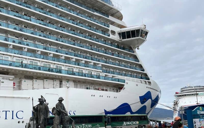 Majestic Princess Cruise Ship in Alaska