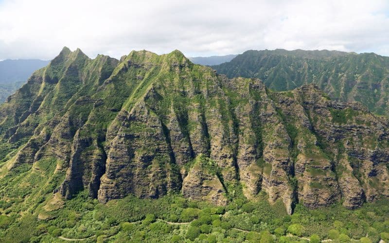 Mountains of Kualoa Ranch Hawaii Natural Beauty