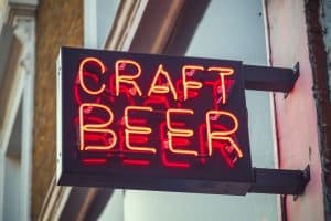 Neon sign for craft beer