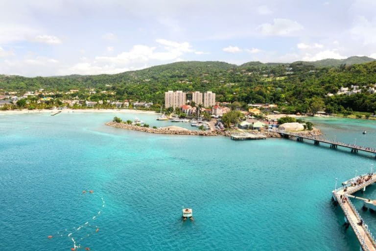 Ocho Rios scenery in Jamaica