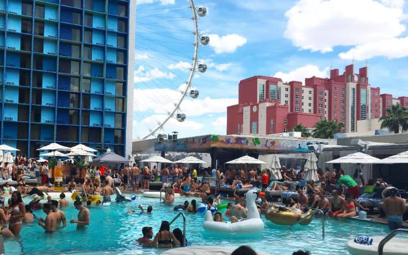 The LINQ Hotel Pool Party