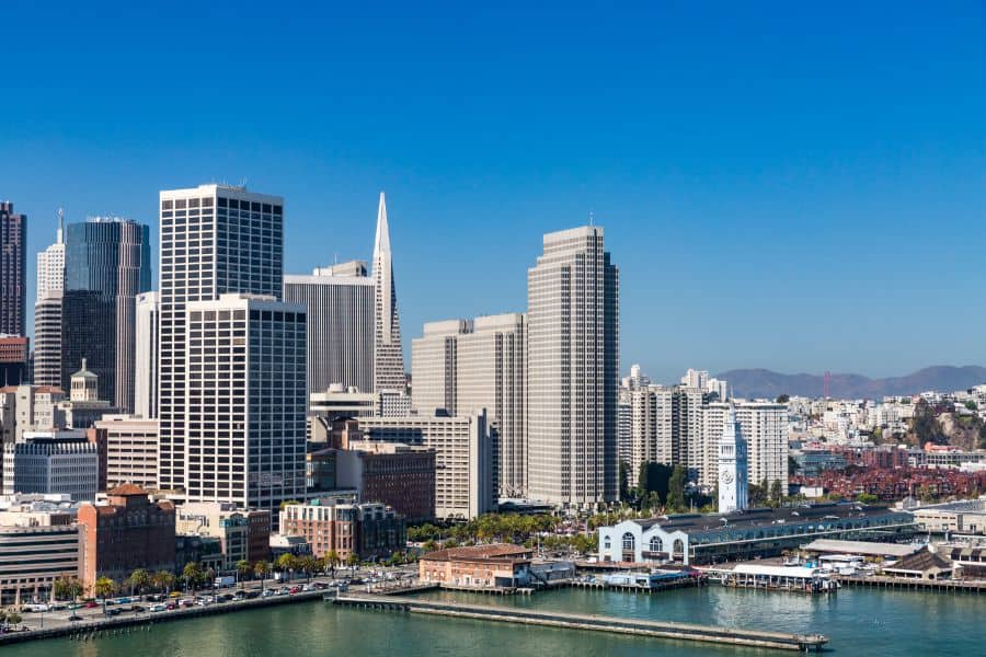 View of San Francisco from Treasure Island