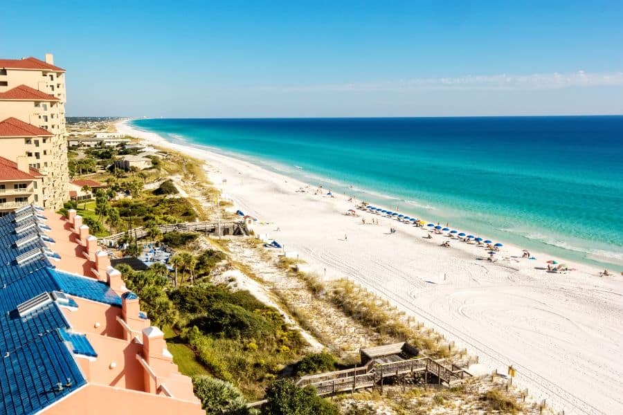 beach shoreline destin florida