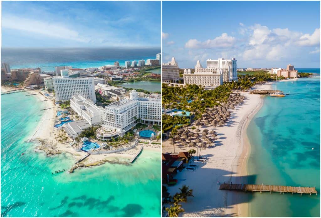 cancun vs aruba