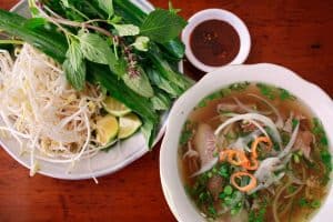 pho Traditional Vietnamese beef noodle soup
