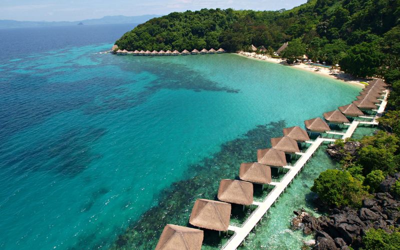 El Nido Resorts Apulit Island Overwater Bunaglows in the Philippines