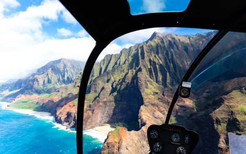 Helicopter Tour Na Pali Coast Kauai Hawaii