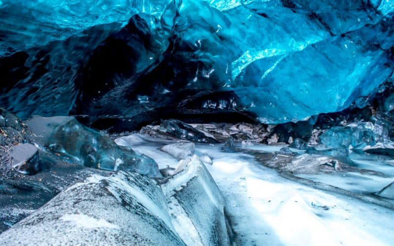 Ice Cave at the Langjokull Glacier Iceland
