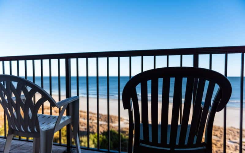Myrtle Beach resort oceanfront view