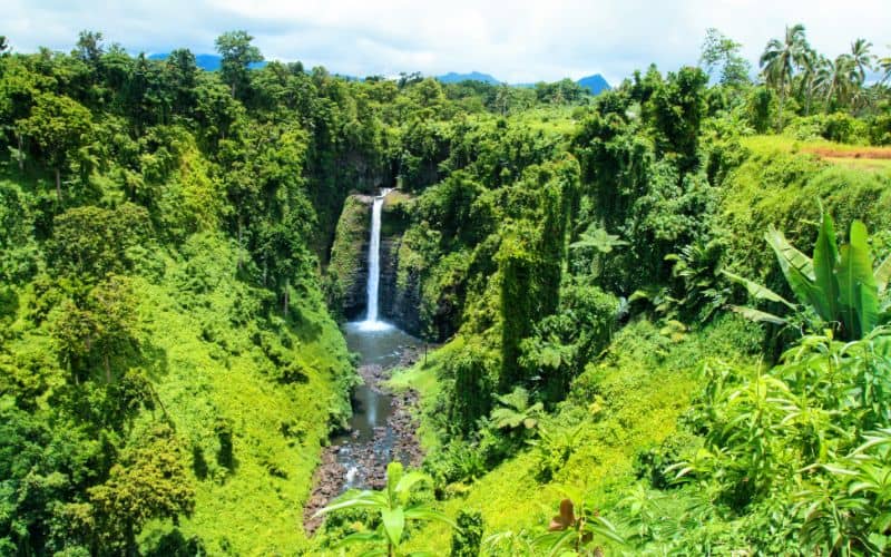 Sopoaga Falls in Samoa