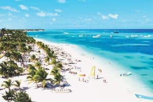caribbean beach in Punta Cana Dominican Republic