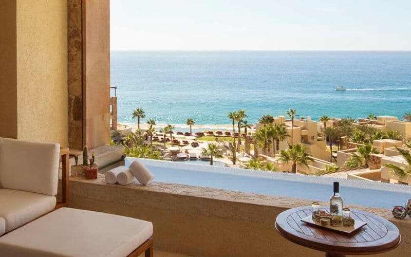 ocean view room with private plunge pool at Waldorf Astoria Los Cabos Pedregal