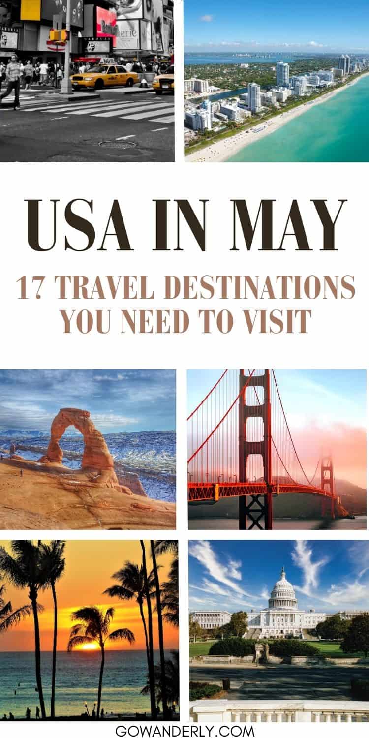 17 Best USA Places to Visit in May (2025)