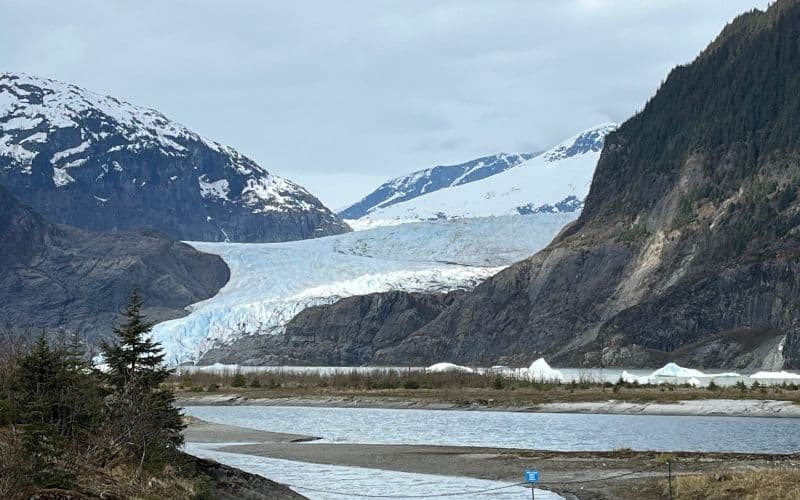 Mendenhall Glacier Juneau Alaska in May