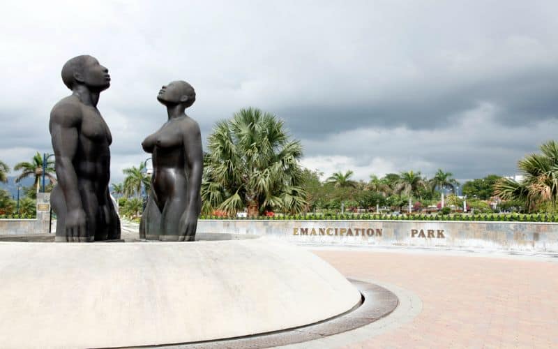 emancipation park kingston jamaica