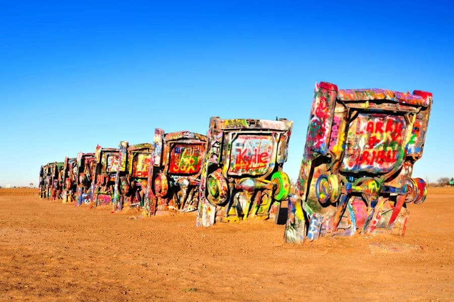 Cadillac Ranch Amarillio Texas USA