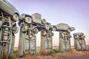 Carhenge a modern replica of Stonehenge